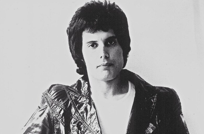 Freddie Mercury of Queen in a promotional photo for their album News of the World