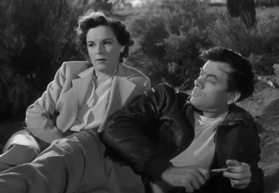 Screenshot from the movie The Scarf (1951)