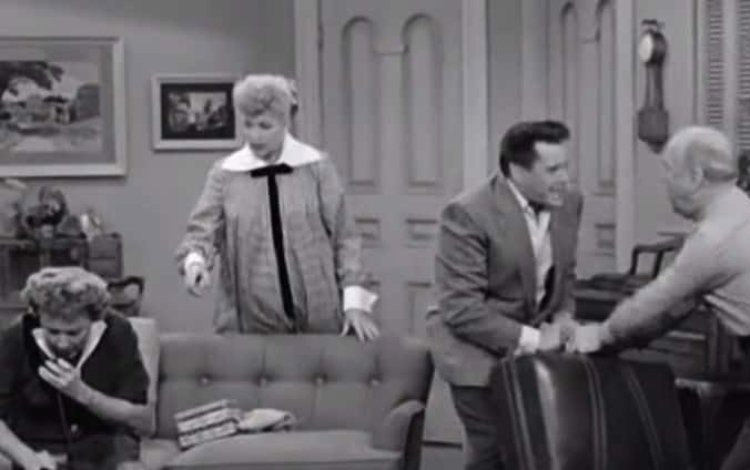 Screenshot of the TV Show I Love Lucy