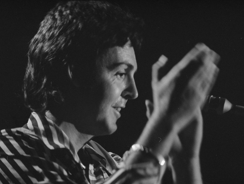 Paul McCartney on stage - 1972