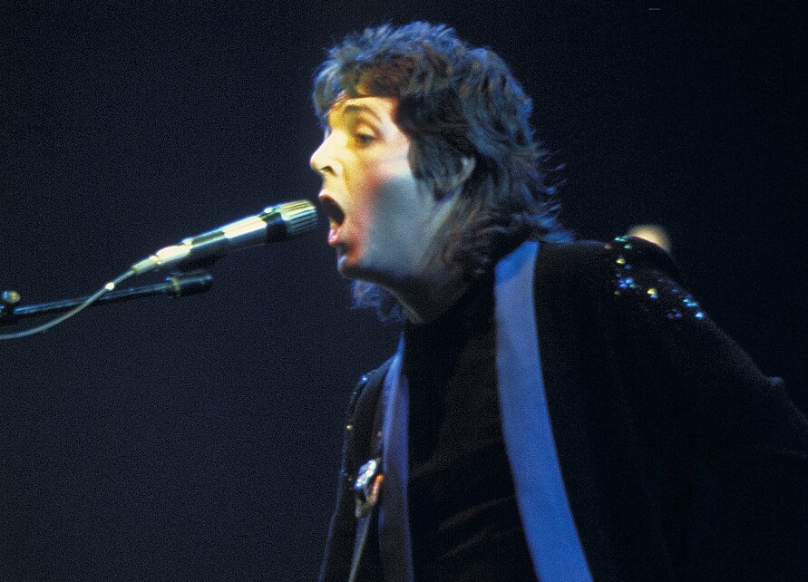 Paul Mccartney During A Wings Concert, 1976