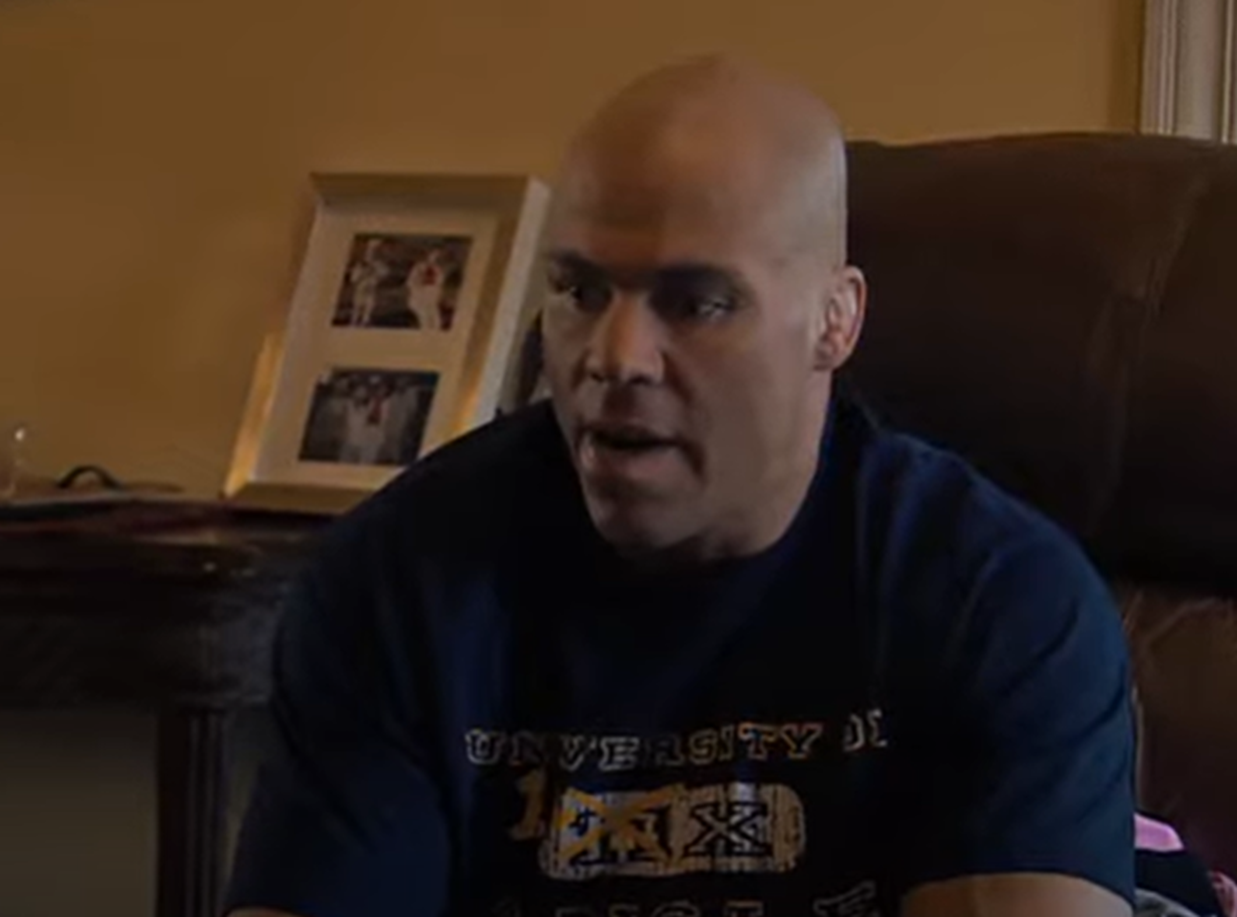 Screenshot of Kurt Angle from - The Real Angle: The Kurt Angle Story (2009)