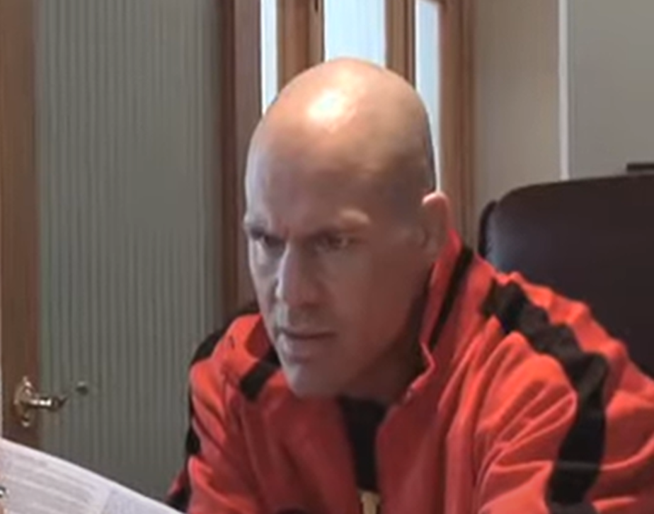 Screenshot of Kurt Angle from - The Real Angle: The Kurt Angle Story (2009)