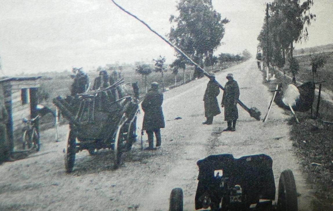 The new border between Nazi Germany and Soviet Union in 1939