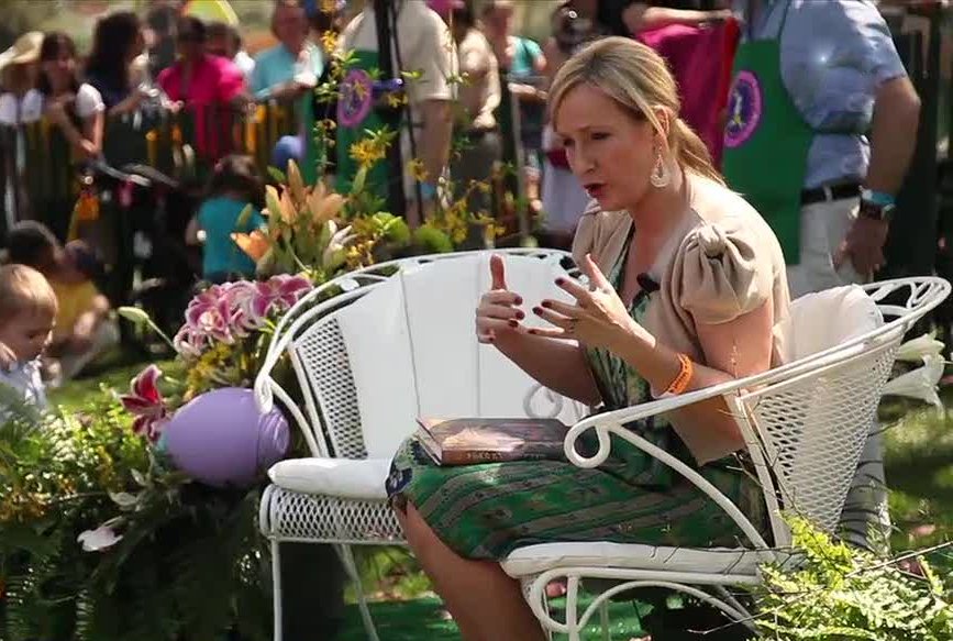 J. K. Rowling at the White House 2010