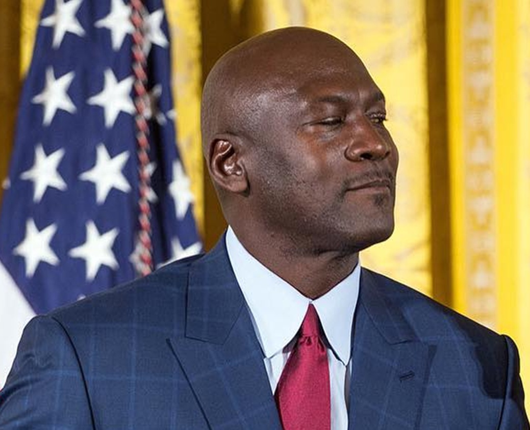 Michael Jordan at the White House