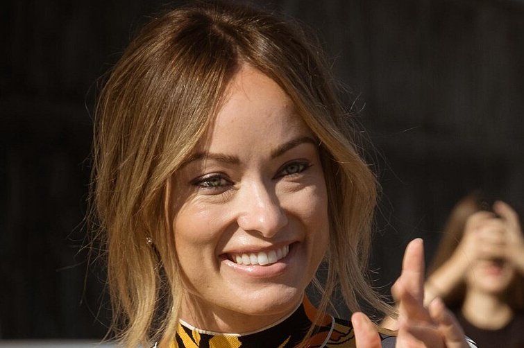 Olivia Wilde wearing a long dress in 2022