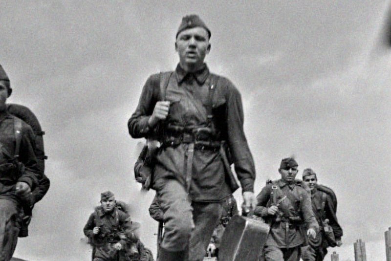 Red Army soldiers. Leningrad defenders