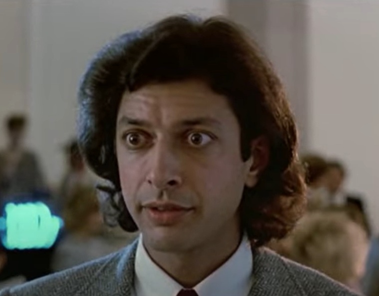 A visually captivating still taken from a pivotal moment in the film The Fly (1986)