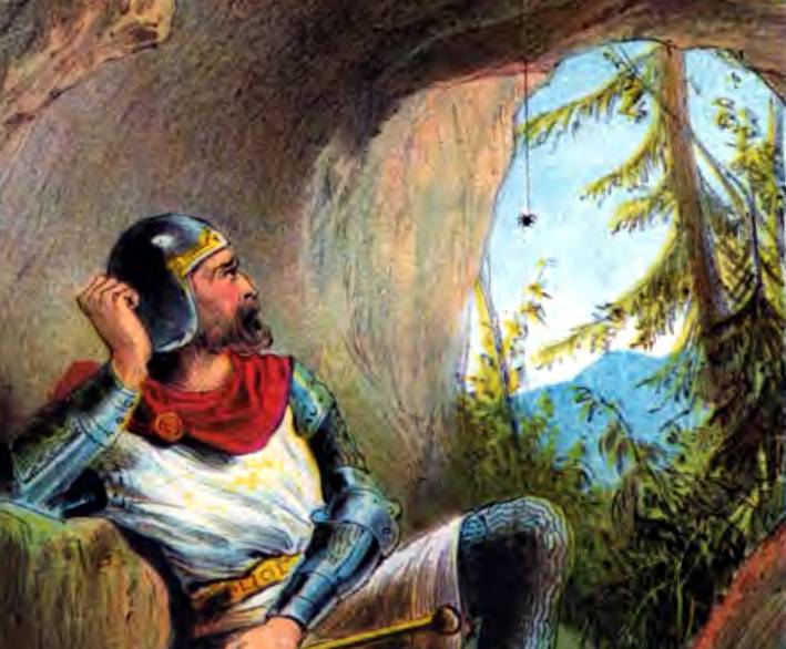 Robert the Bruce watching a spider