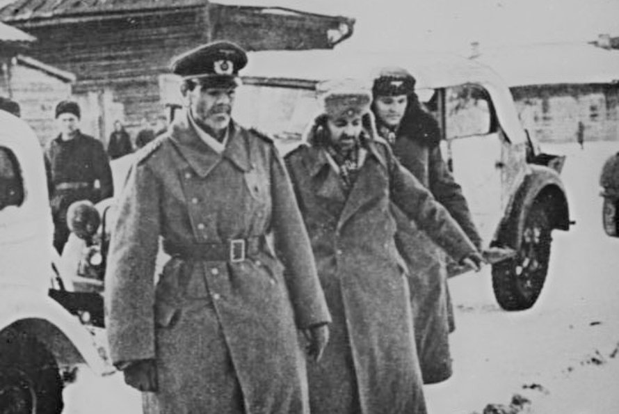Friedrich Paulus after the surrender in Stalingrad