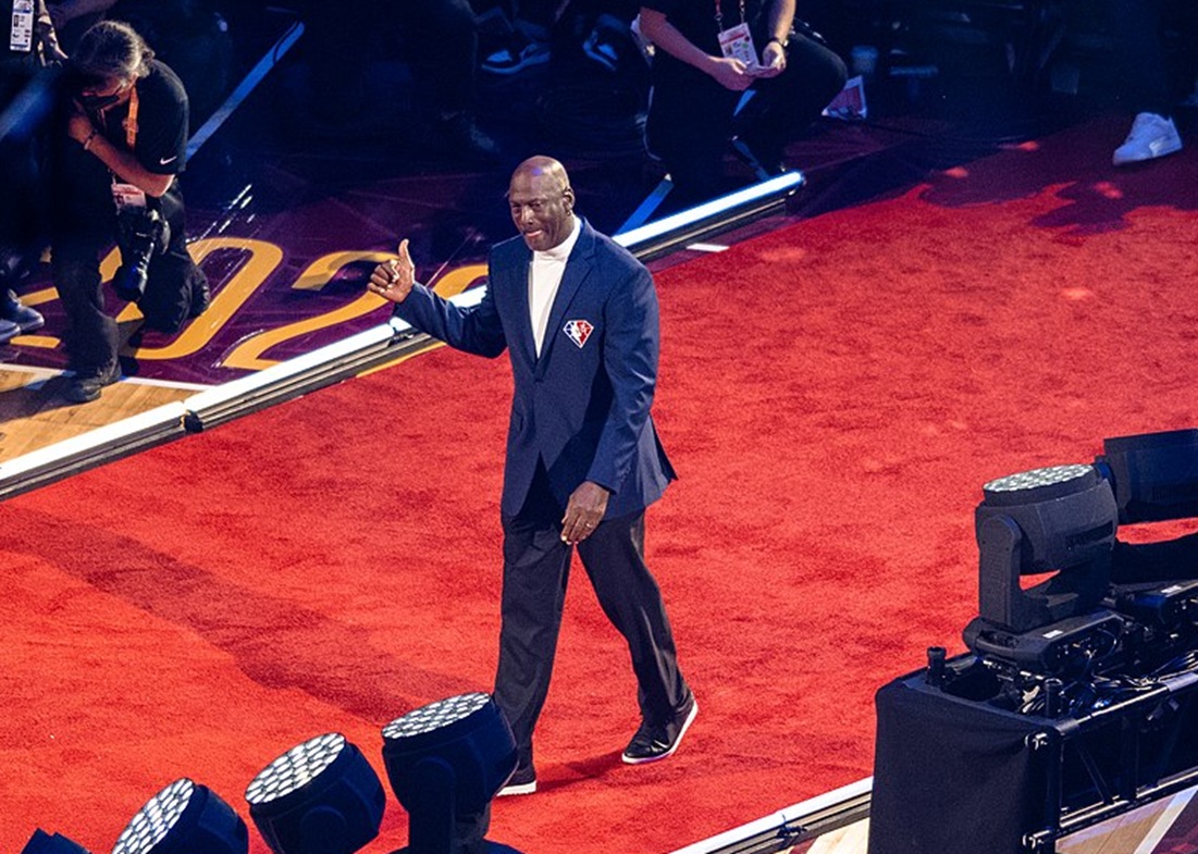 Michael Jordan in court.