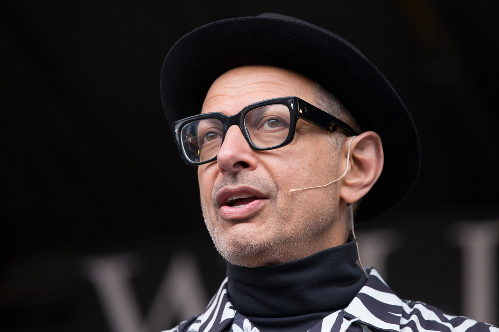 American actor and musician Jeff Goldblum speaks at BottleRock