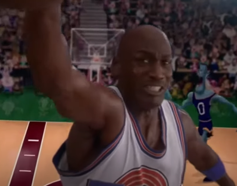 Screenshot of Michael Jordan from - Space Jam (1996)