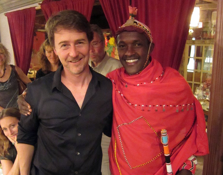 Edward Norton In Kenya