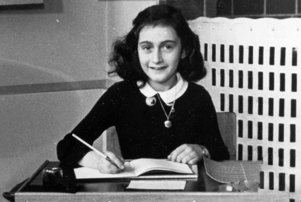 Anne Frank at the 6th Montessori School, 1940