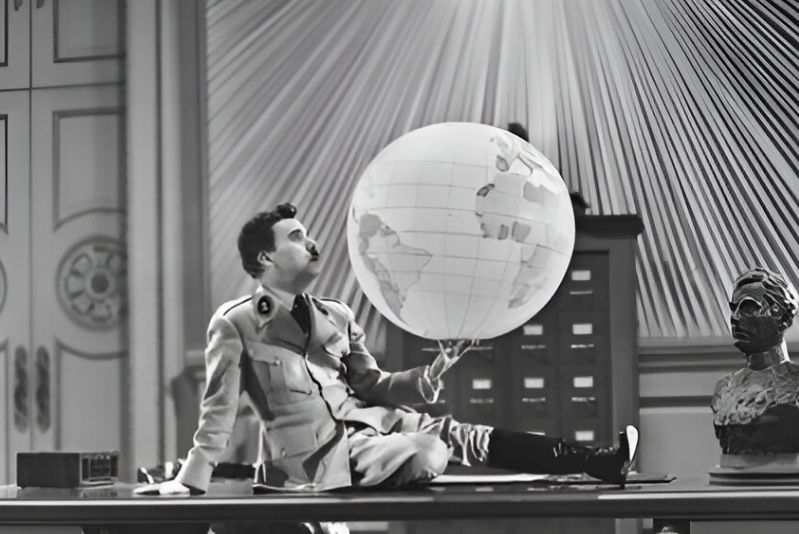 Charlie Chaplin from the film The Great Dictator (1940)