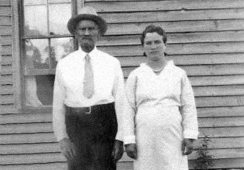 William Cantrell and his wife Maudie (later Hopkins) in 1936