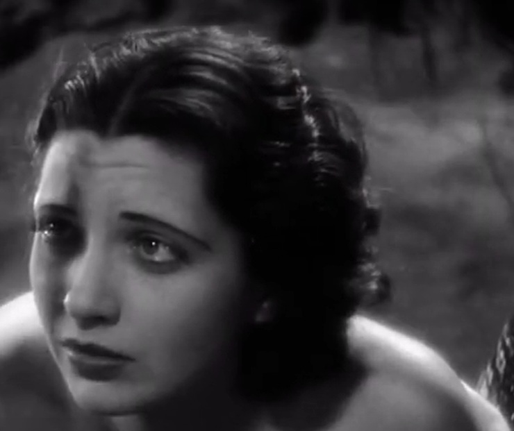 A visually captivating still taken from a pivotal moment in the film One Way Passage (1932)