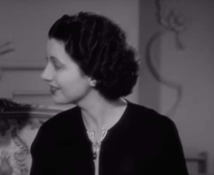 A visually captivating still taken from a pivotal moment in the film Trouble in Paradise (1932)