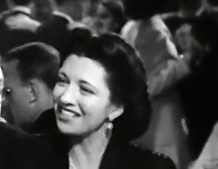 A visually captivating still taken from a pivotal moment in the film Between Us Girls (1942)