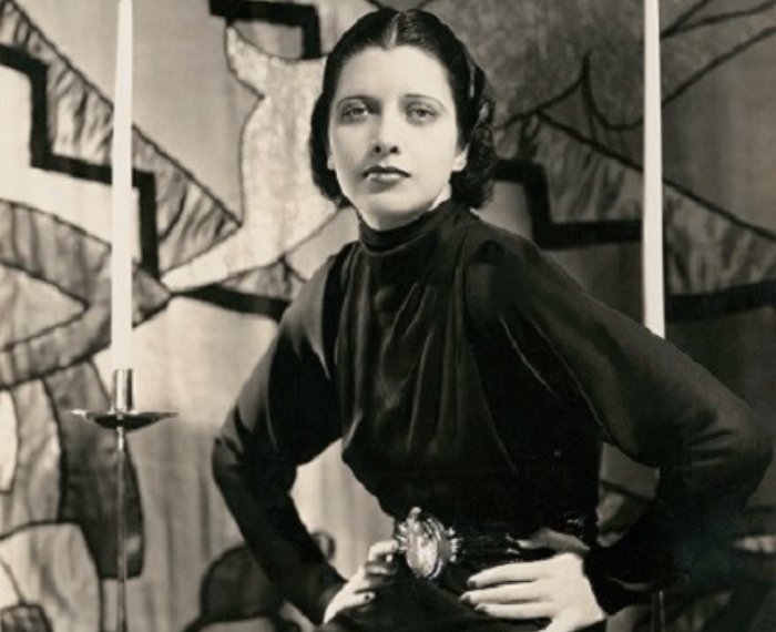 Grayscale Portrait Photo of American stage and film actress Kay Francis