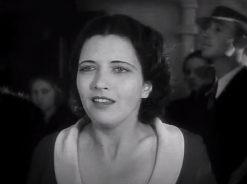 A visually captivating still taken from a pivotal moment in the film One Way Passage (1932)