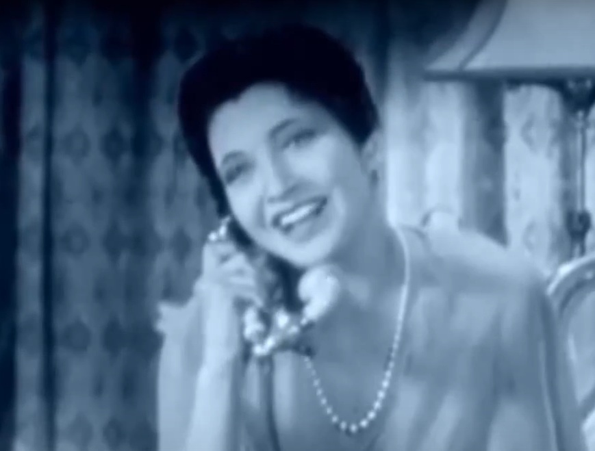 A visually captivating still taken from a pivotal moment in the film Street of Chance (1942)