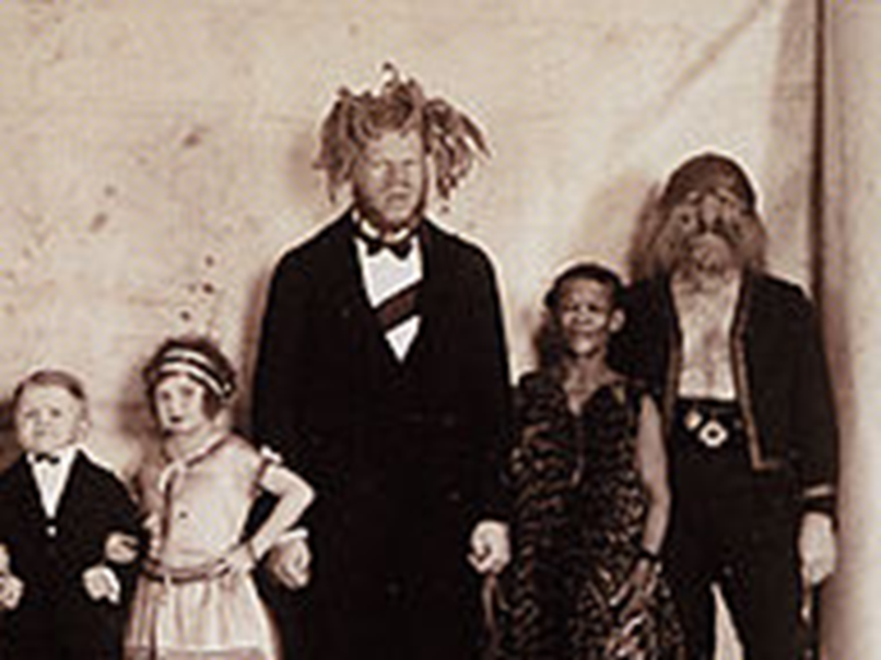 Congress of Freaks at Ringling Brothers, 1924