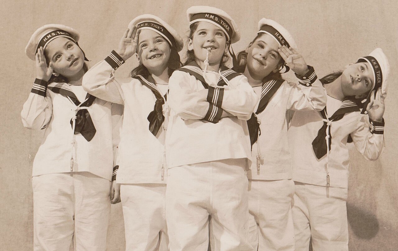 Dionne Quintuplets in 1940