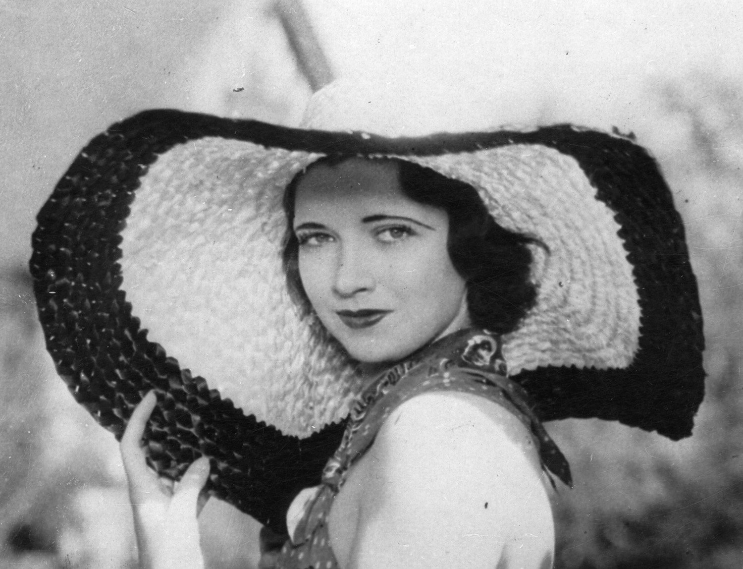 Grayscale Portrait Photo of American stage and film actress Kay Francis