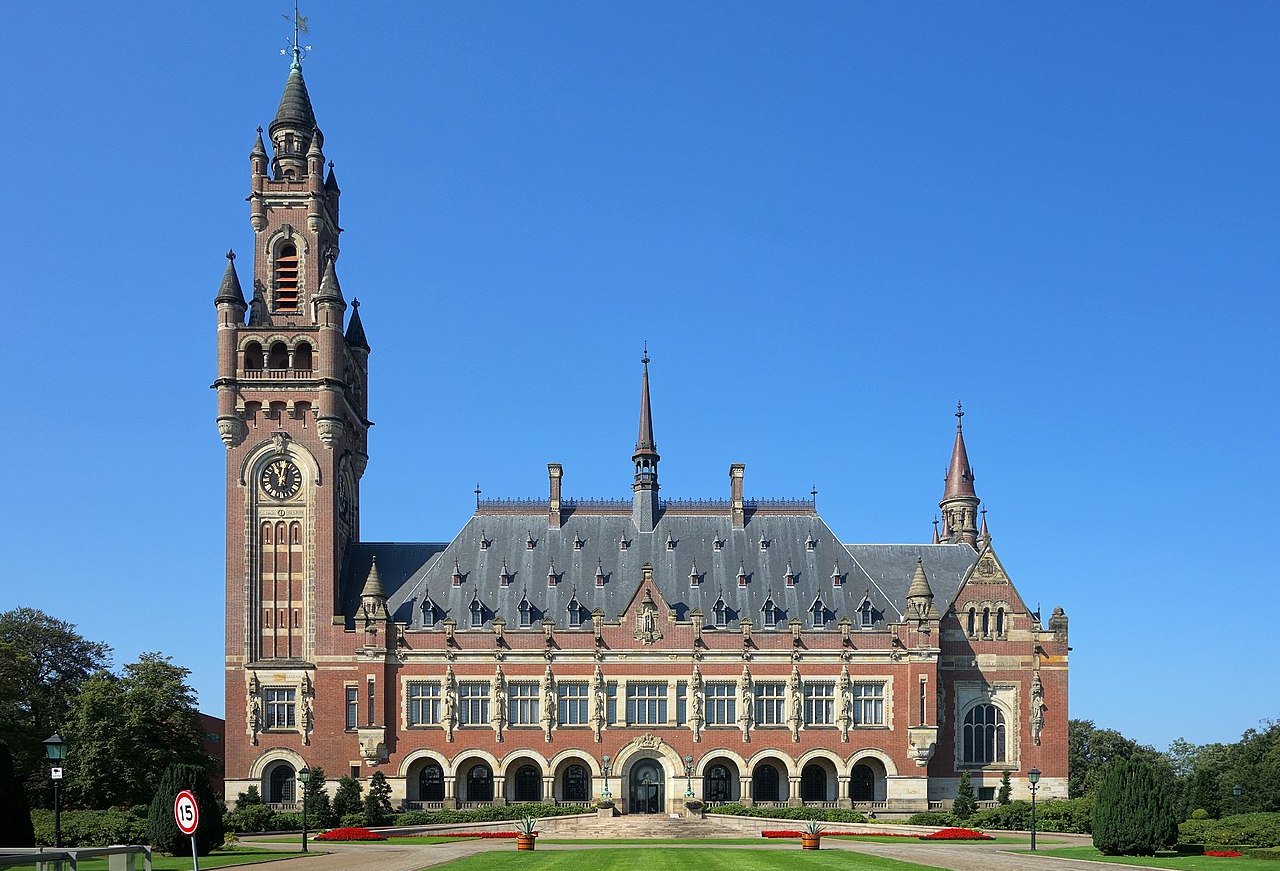 The Peace Palace in The Hague, Netherlands