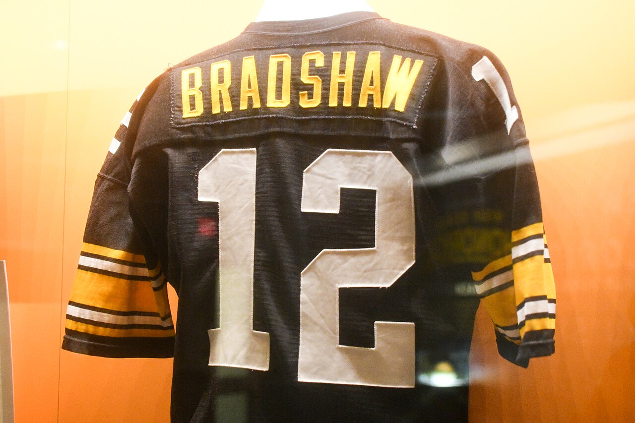 Terry Bradshaw jersey (12, Steelers)