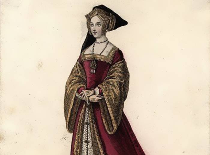 Colored engraving of Jane Seymour