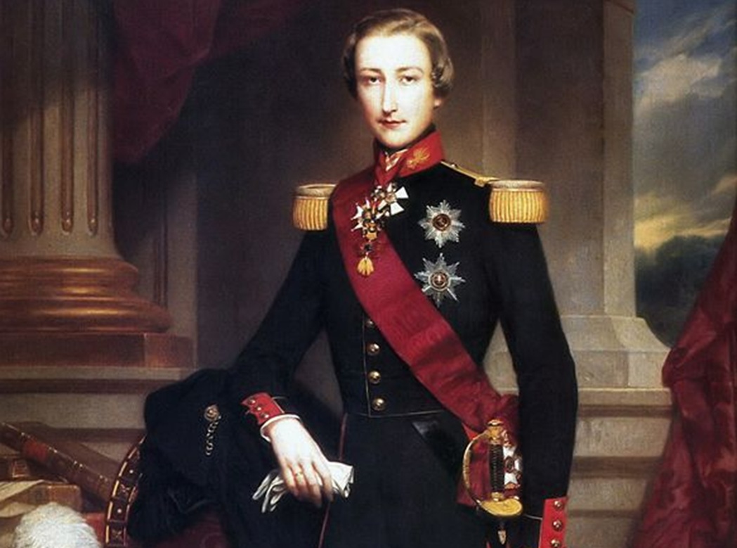 Portrait of the future king Leopold II, king of the Belgians - 1853