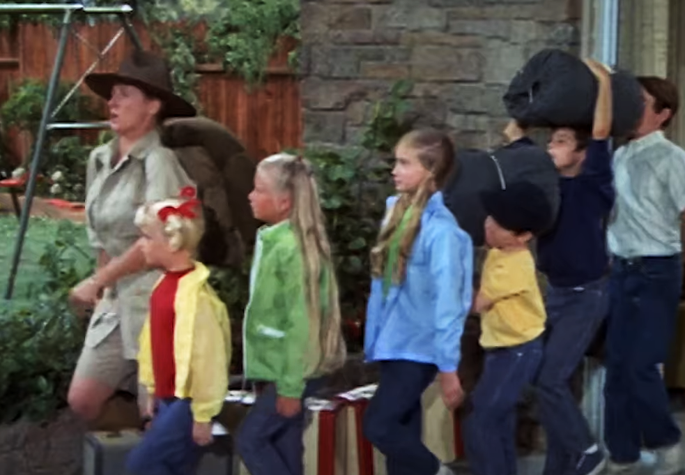 Screenshot of the TV Series The Brady Bunch