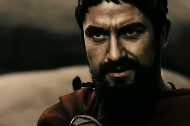 Screenshot from the movie 300 (2006)