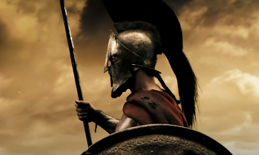Screenshot from the movie 300 (2006)