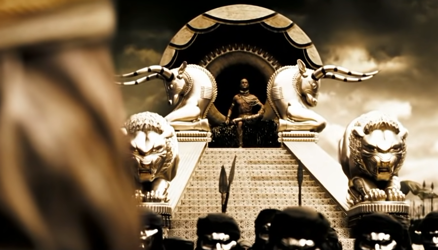 Screenshot from the movie 300 (2006)