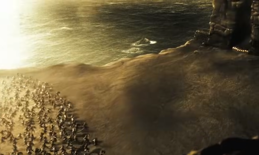 Screenshot from the movie 300 (2006)