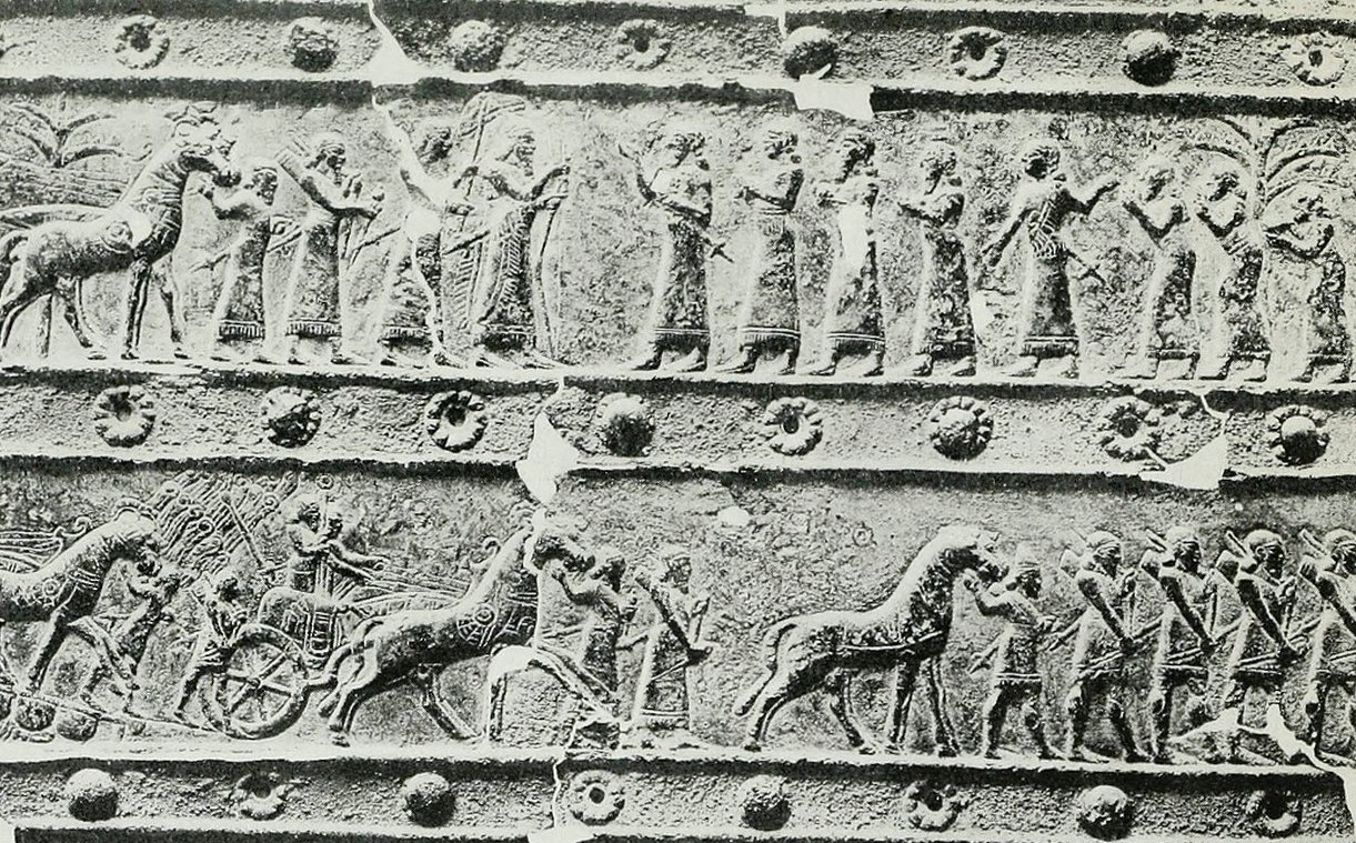 Persian army stone carvings