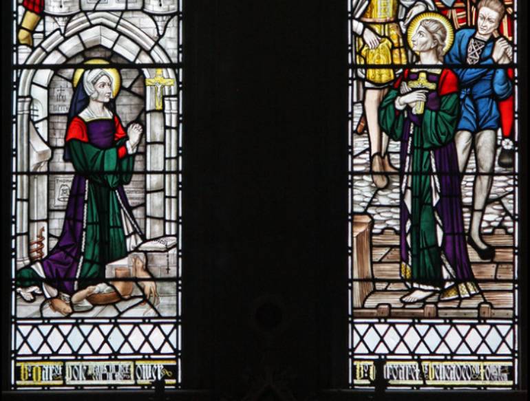 Blessed Margaret Pole Stained Glass Window