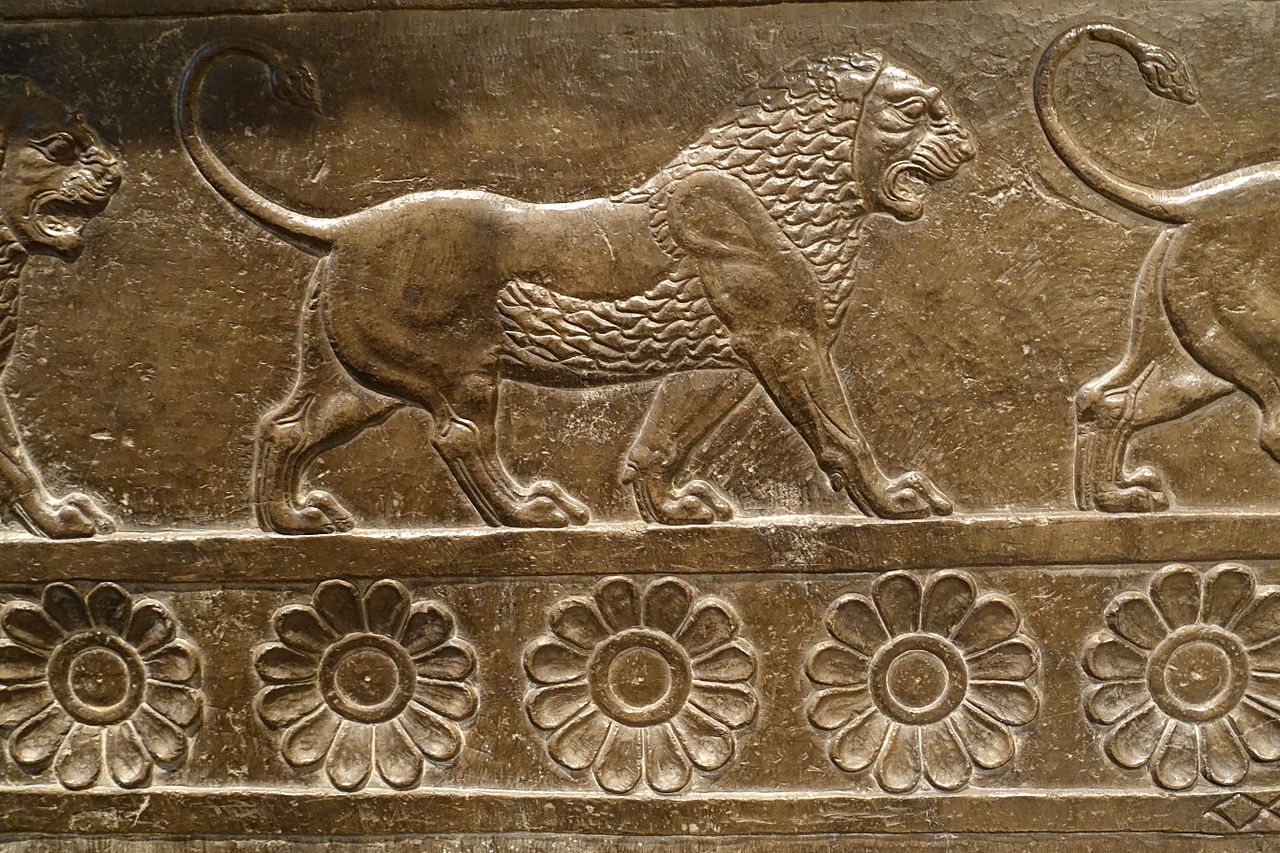 Frieze of Striding Lions, Iran, Persepolis