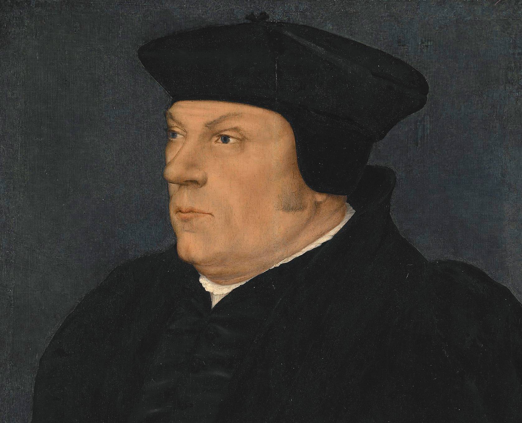 Portrait Of Lord Chancellor Thomas Cromwell in black