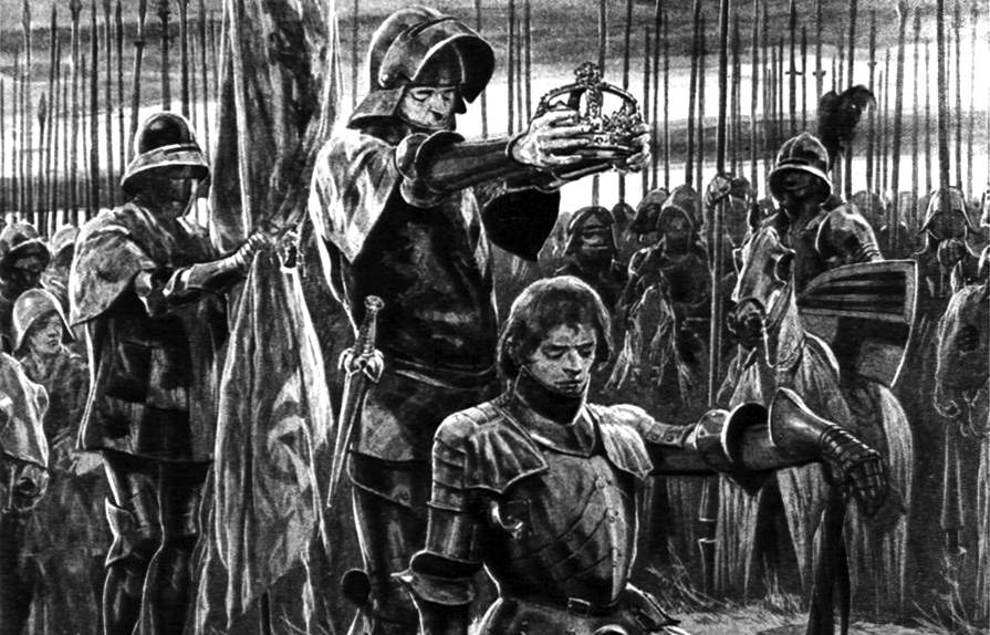Henry VII Crowned at Bosworth
