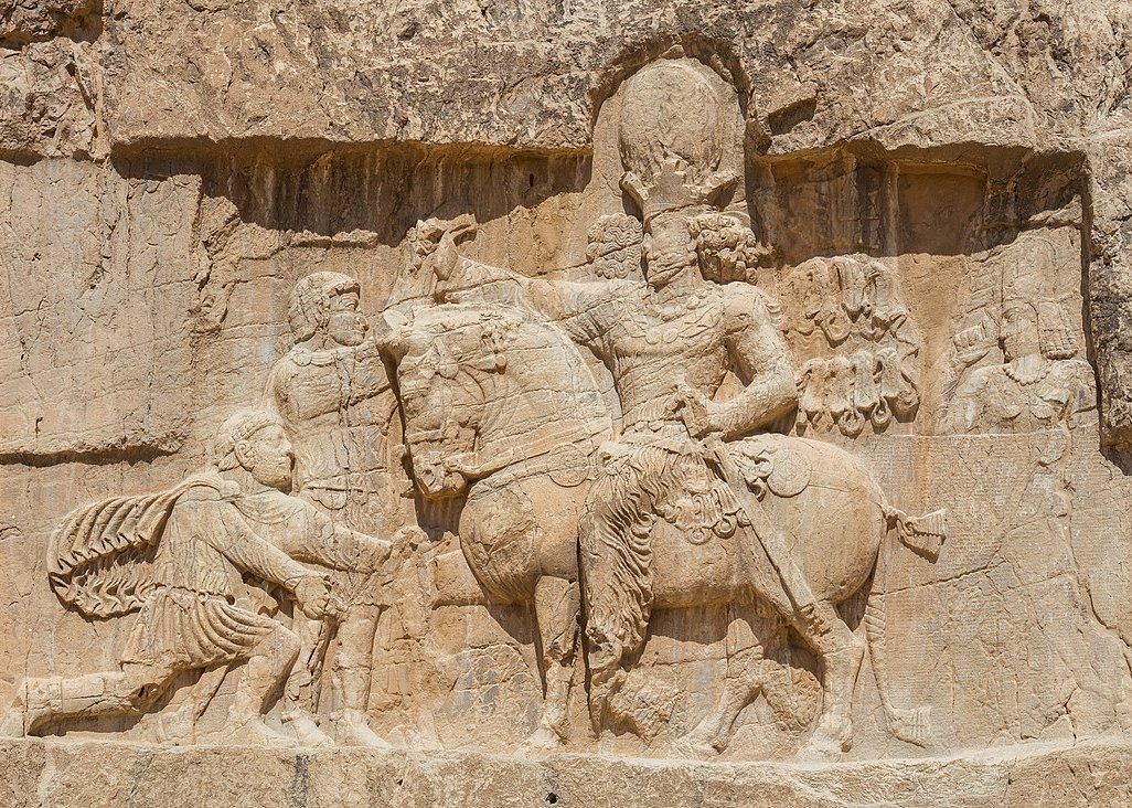 Sasanian rock carvings