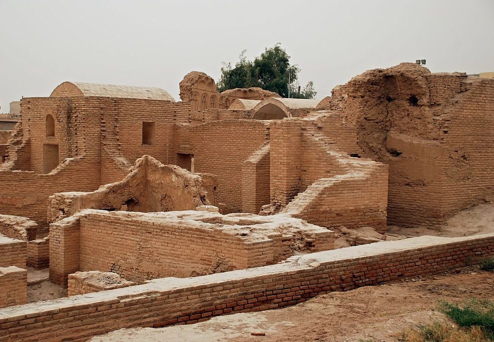 Raqqa, Syria, Qasr al-Banat from northwest