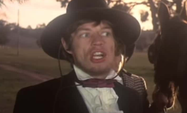 Mick Jagger on a film