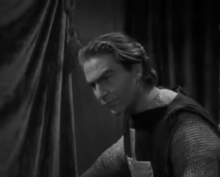 A visually captivating still taken from a pivotal moment in the film The Crusades (1935)
