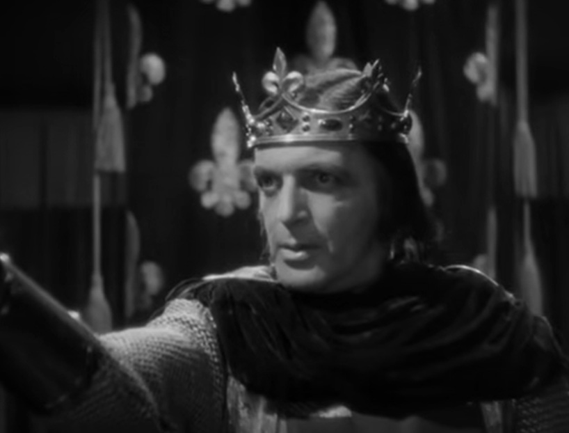 A visually captivating still taken from a pivotal moment in the film The Crusades (1935)